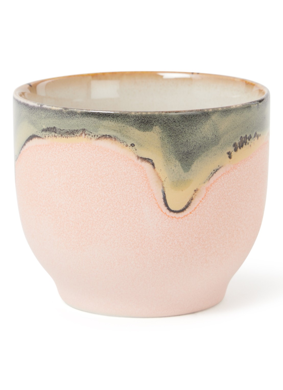HKliving 70's Blossom koffiekopje 25 cl - voorkant multicolor