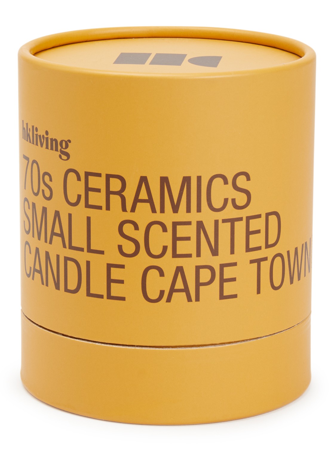 HKliving 70's Cape Town geurkaars 370 gram - voorkant aubergine