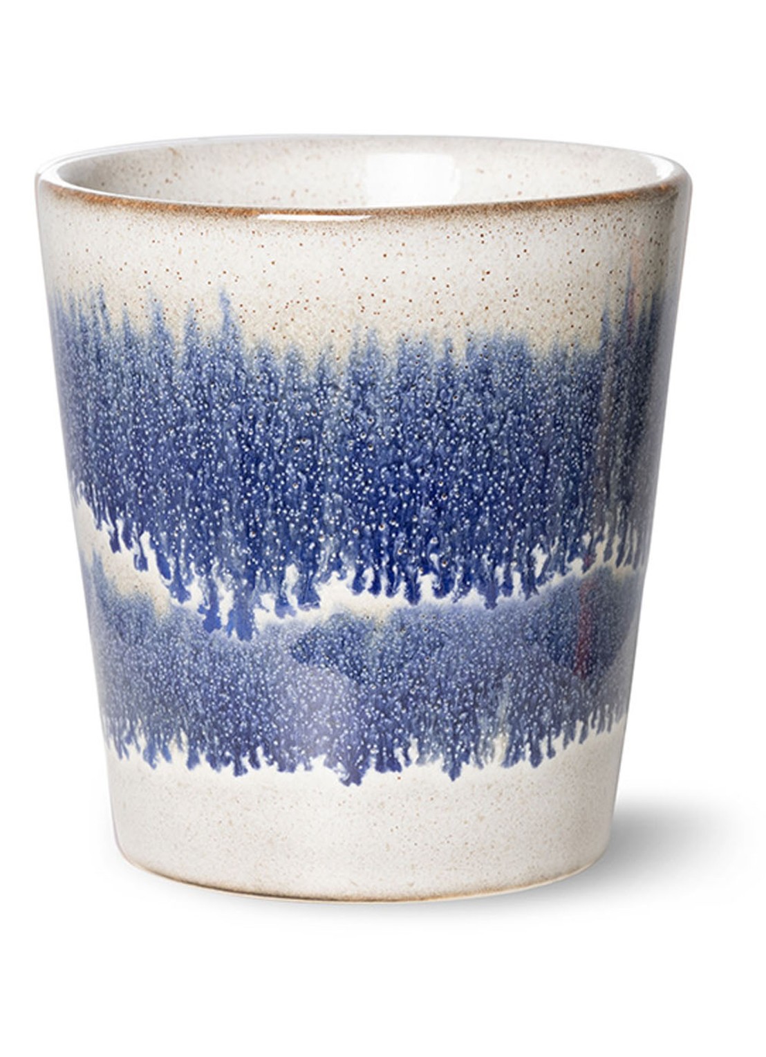 HKliving 70's Cosmos kopje 18 cl - voorkant royalblauw