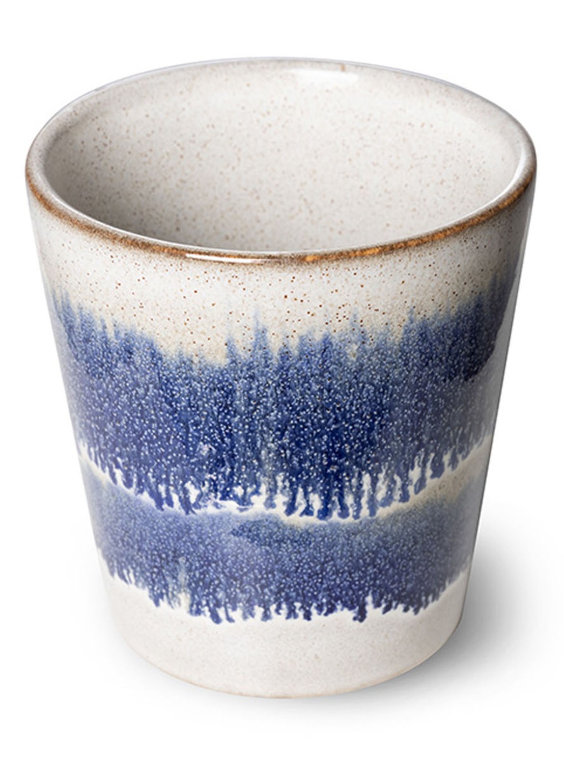 HKliving 70's Cosmos kopje 18 cl - voorkant 2 royalblauw