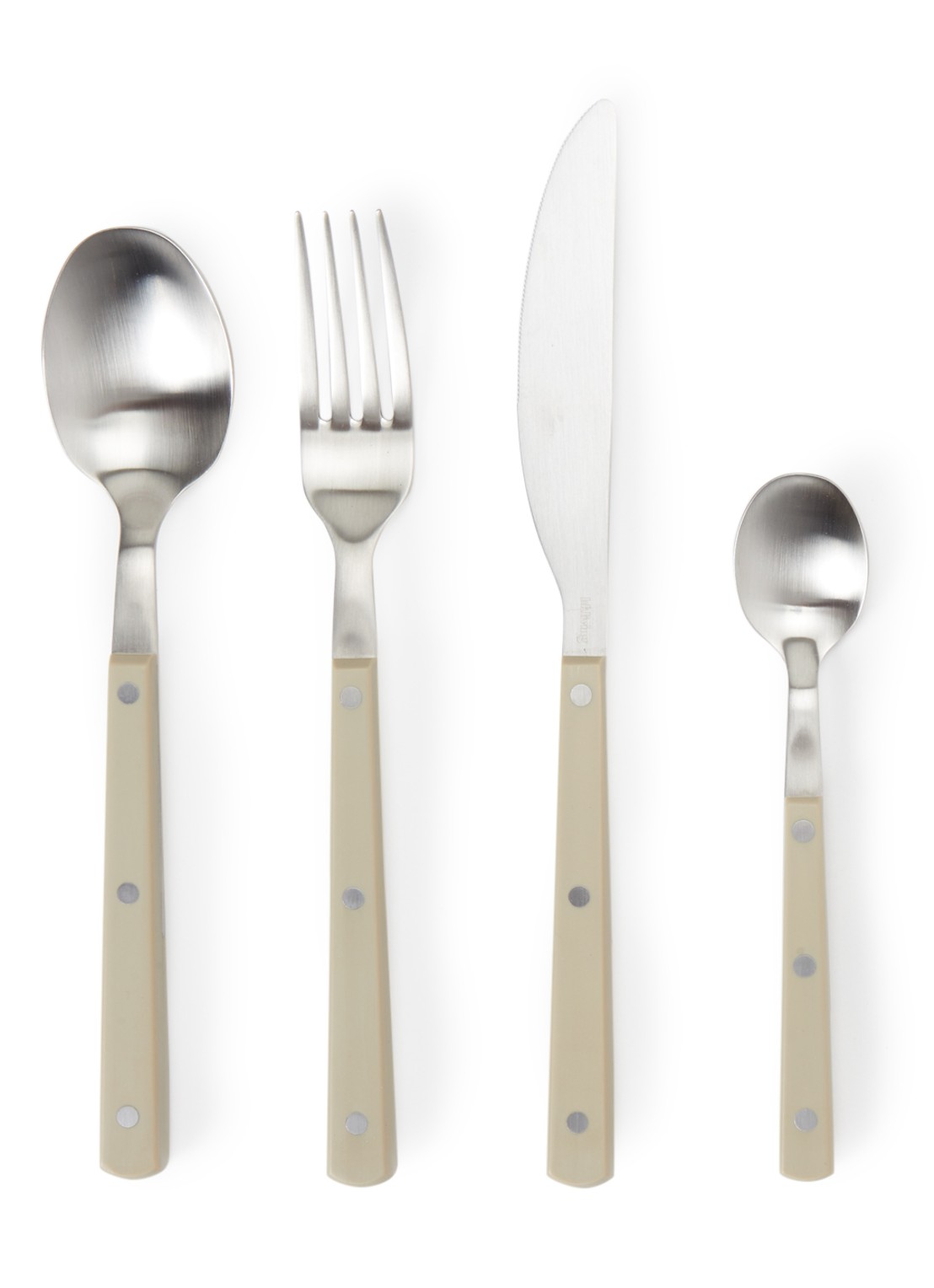 HKliving 70's Cutlery bestekset 16-delig - voorkant lindegroen
