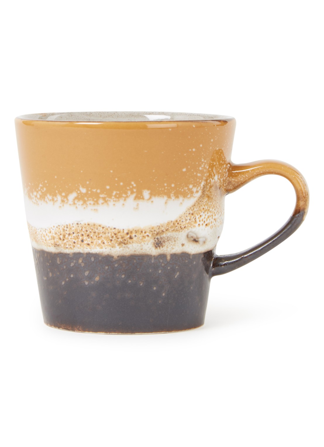 HKliving 70's Fire americano kopje 26 cl - voorkant camel