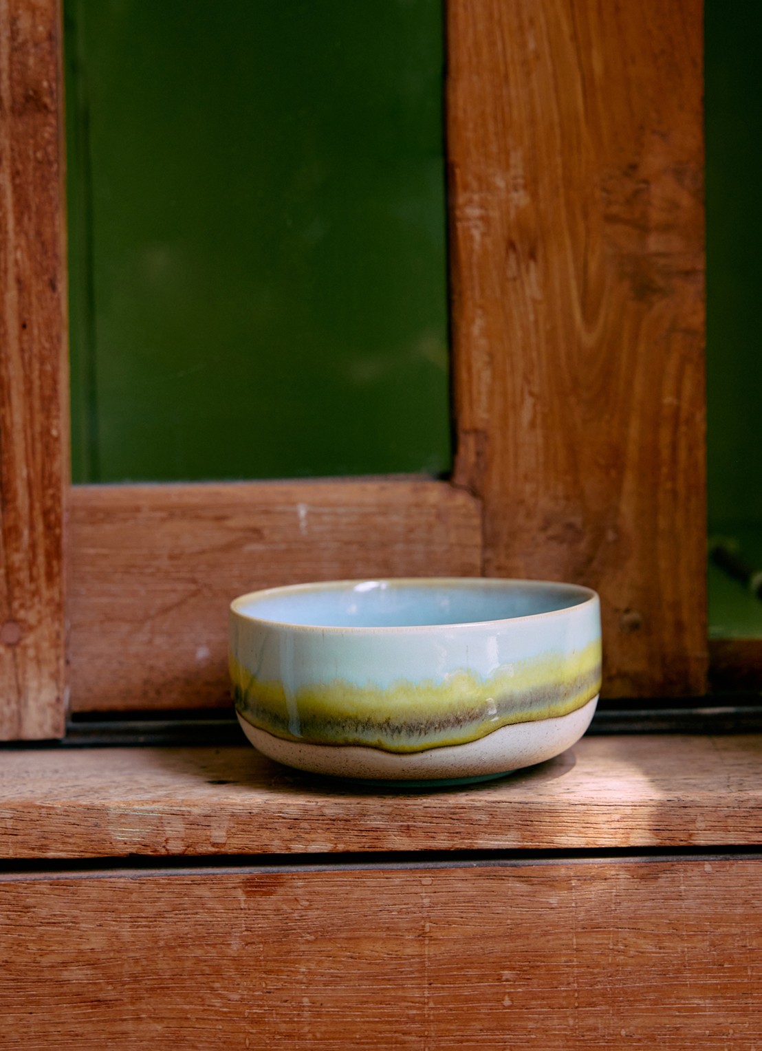 HKliving 70's Glint kom 12,5 cm - voorkant 5 groen