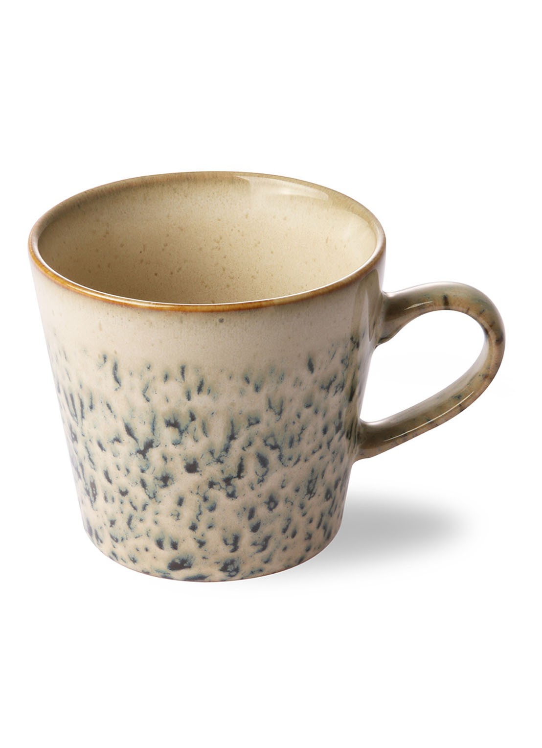 HKliving 70's Hail cappuccinokopje 30 cl - voorkant 2 lichtgroen
