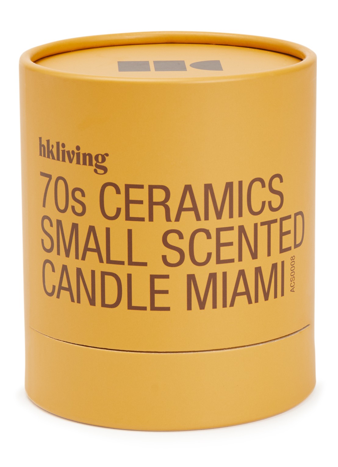 HKliving 70's Miami geurkaars 365 gram - voorkant zalmroze