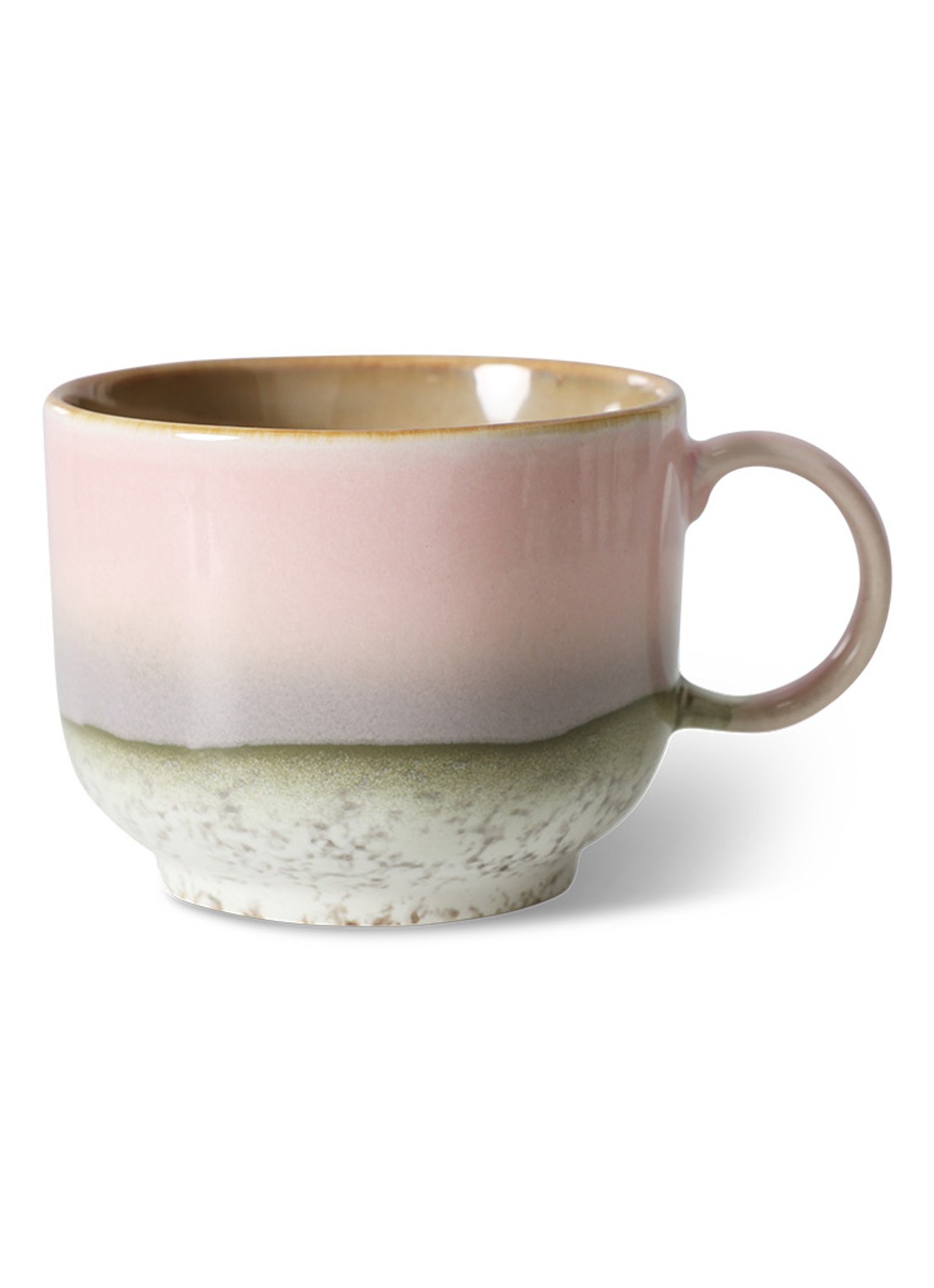 HKliving 70's Muse mok 42,5 cl - voorkant 4 lichtroze