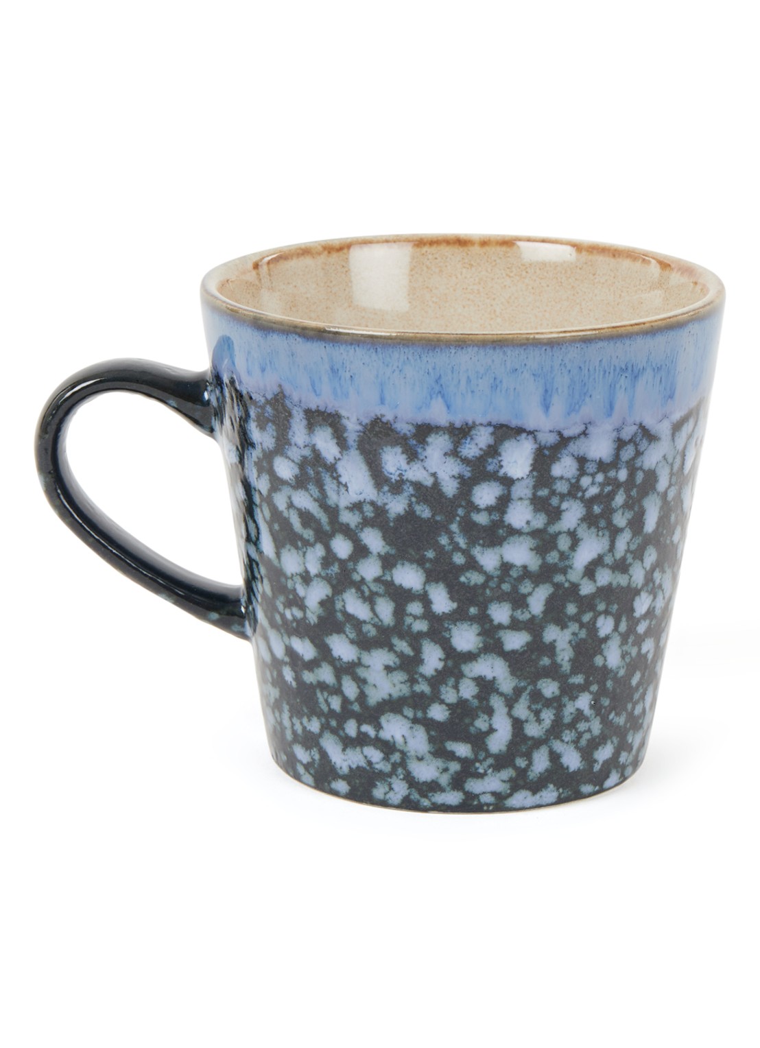 HKliving 70's Night Americano kopje 26 cl - voorkant 2 donkerblauw