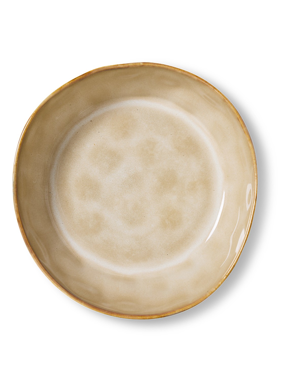 HKliving 70's Patina pastabord 18,7 cm set van 2 - detail 4 donkerblauw