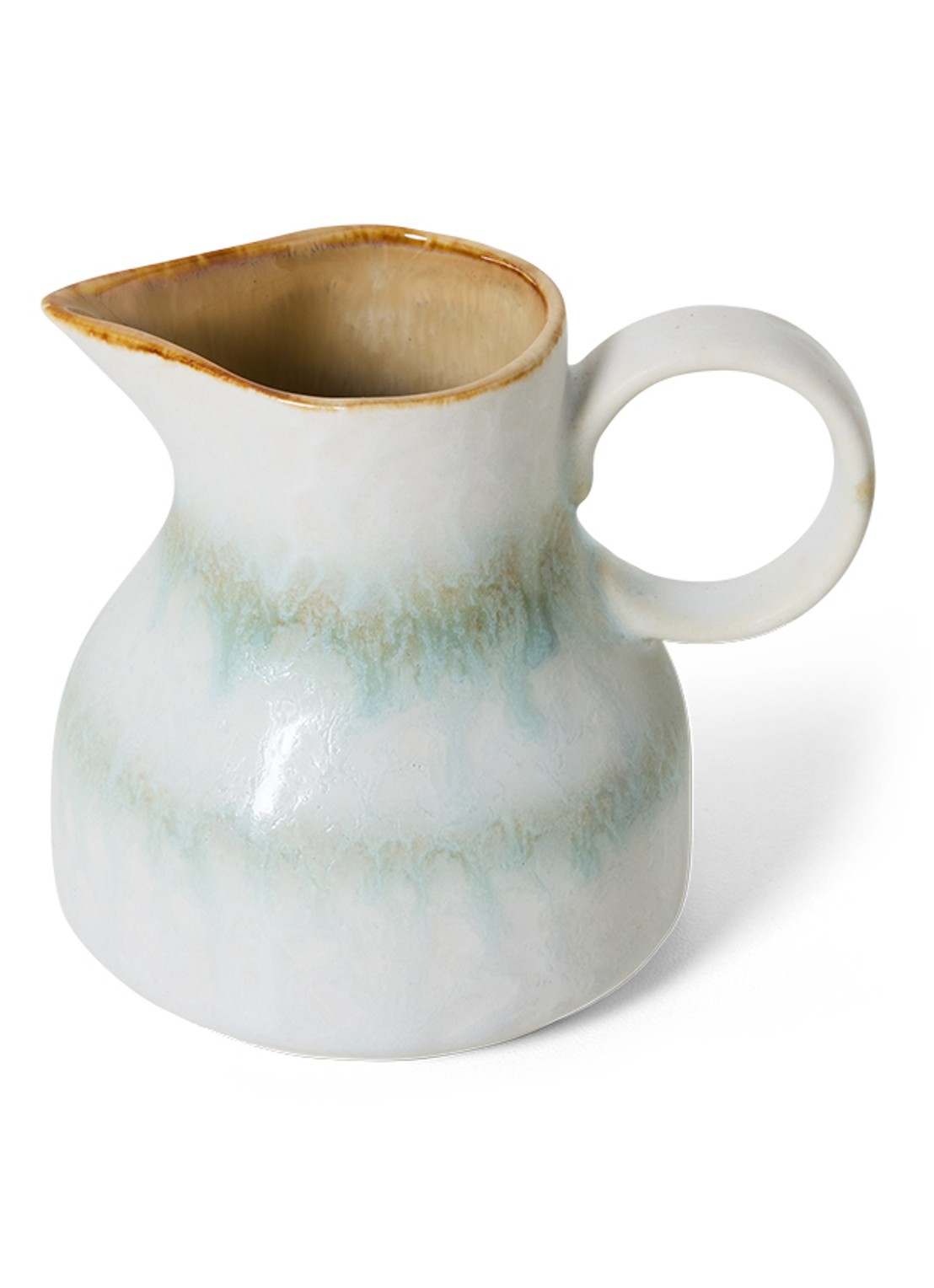 HKliving 70's Petal melkkan 12,8 cl - detail lichtblauw