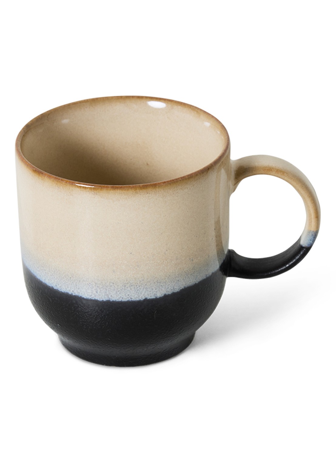 HKliving 70's Rock kopje 25 cl - detail 3 beige