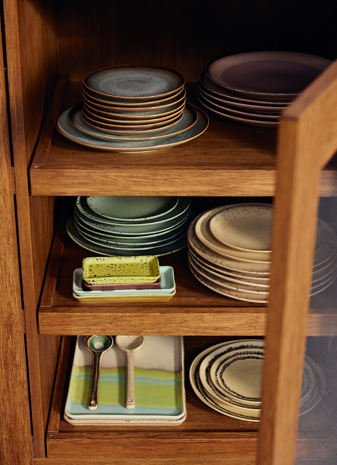HKliving 70s Ceramics Corn XS serveerschaal 7,7 x 13,6 cm - detail 3 geel