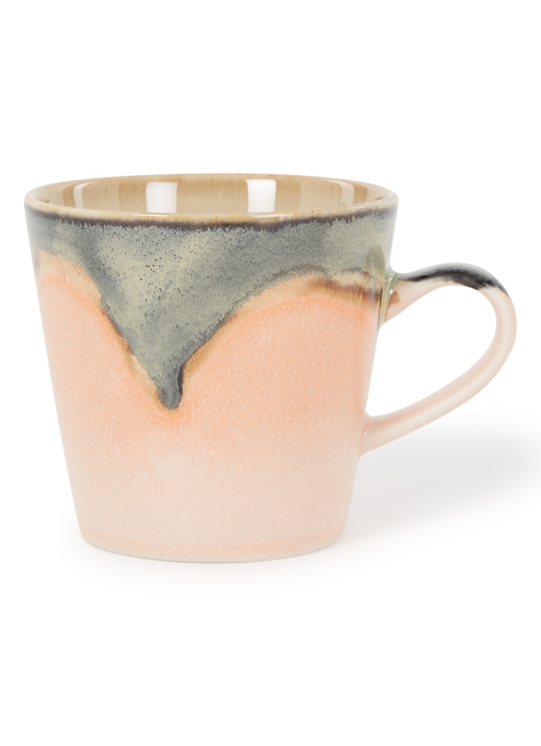 HKliving 70s Ceramics kopje 27 cl - voorkant zalmroze
