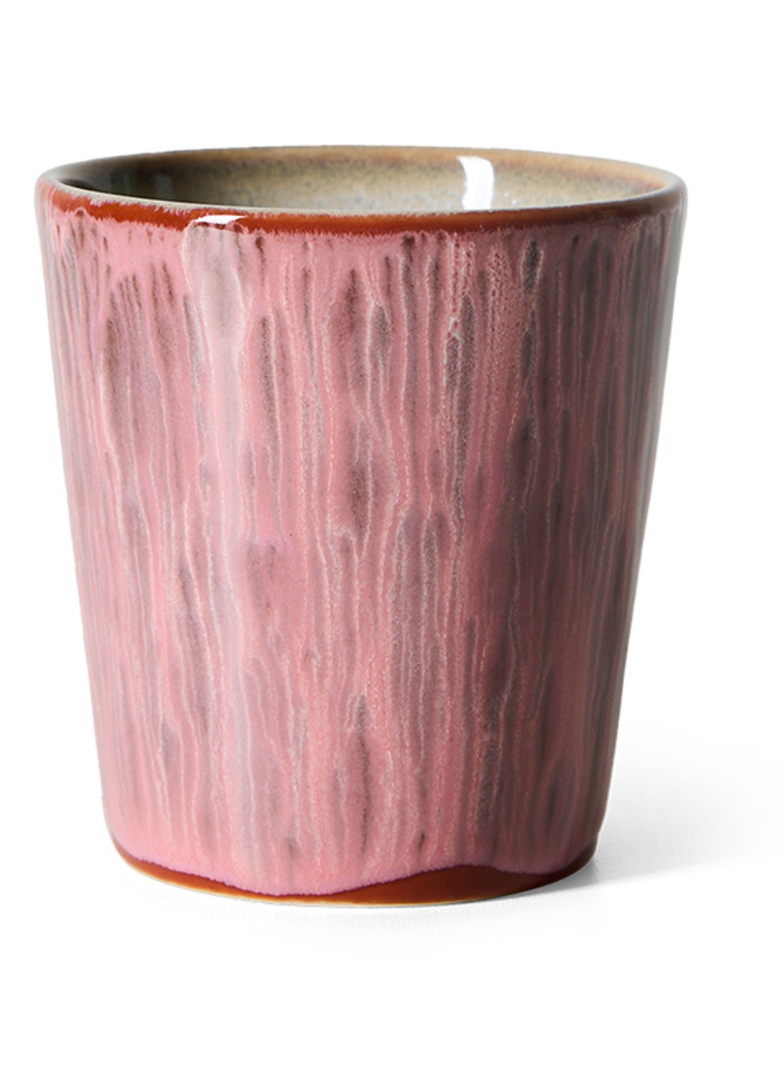 HKliving 70s Ceramics mok - voorkant roze