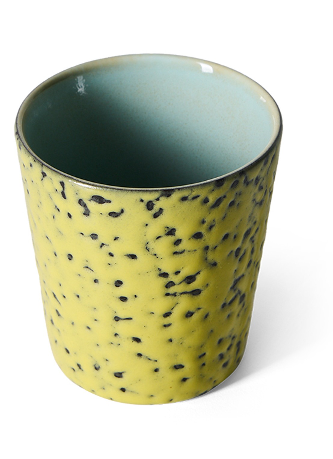 HKliving 70s Ceramics mok - voorkant 5 geel