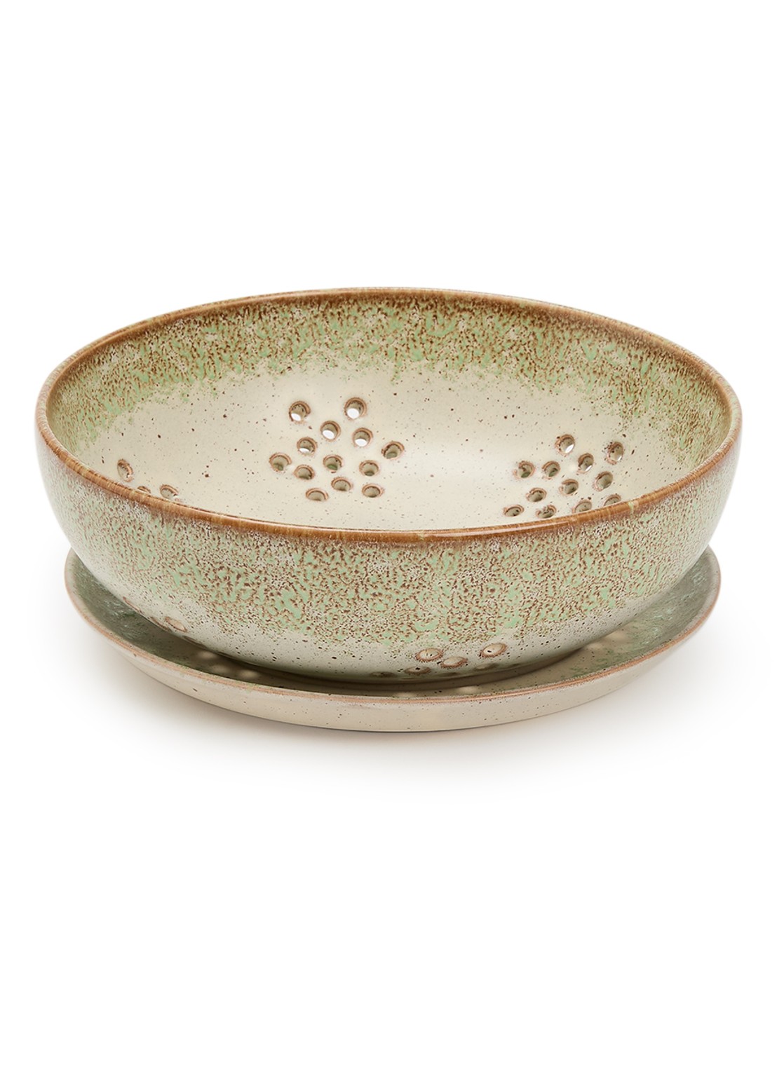 HKliving 70s fruittest 17,5 cm 2-delig - voorkant 4 beige