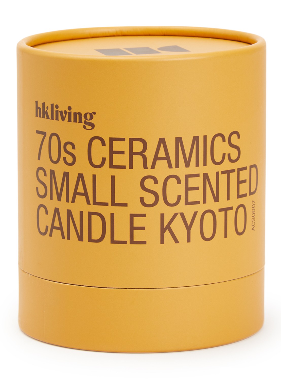 HKliving 70s Kyoto geurkaars 200 ml - voorkant bruin