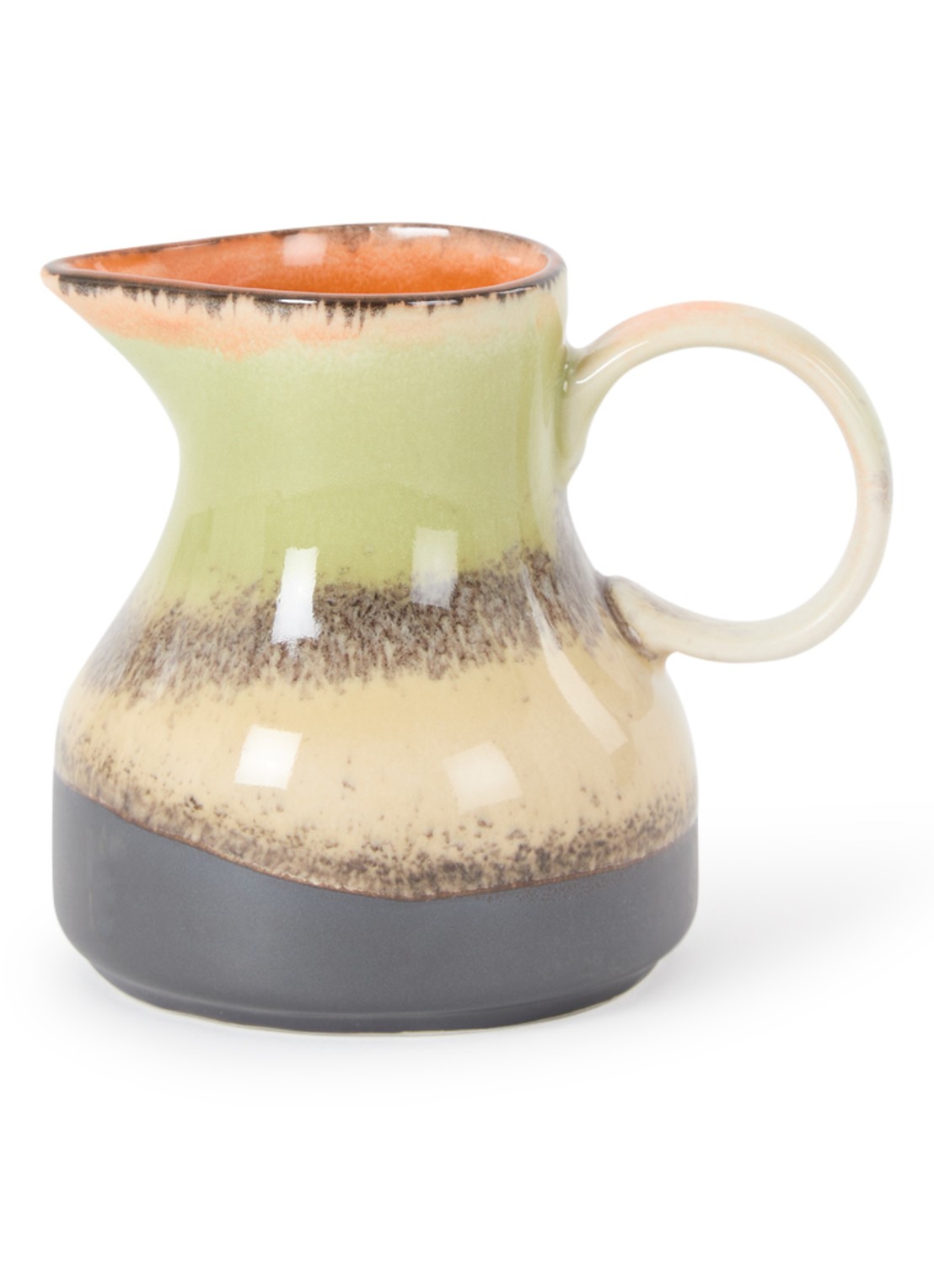 HKliving 8 AM melkkan 12,8 cl - voorkant beige