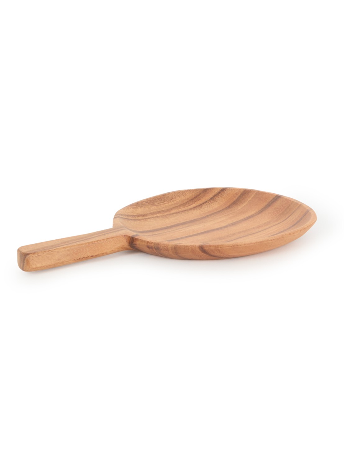 HKliving Acacia M serveerplank 30 x 19 cm - voorkant bruin