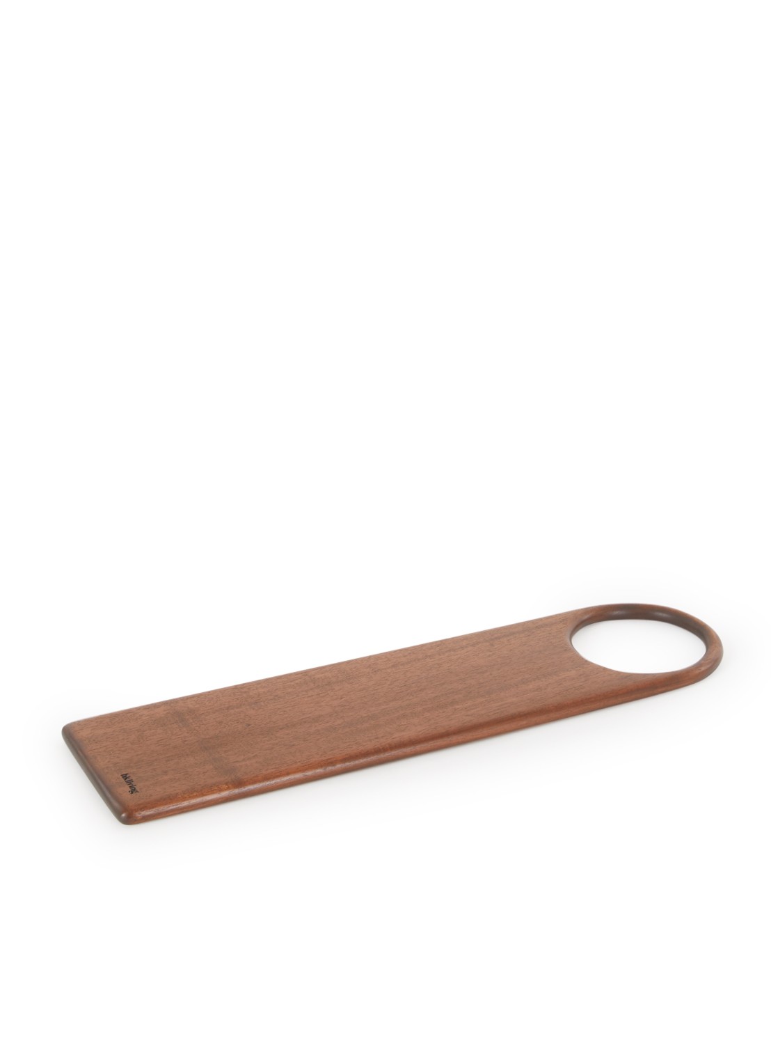 HKliving Acacia S broodplank 50 x 13 cm - voorkant donkerbruin