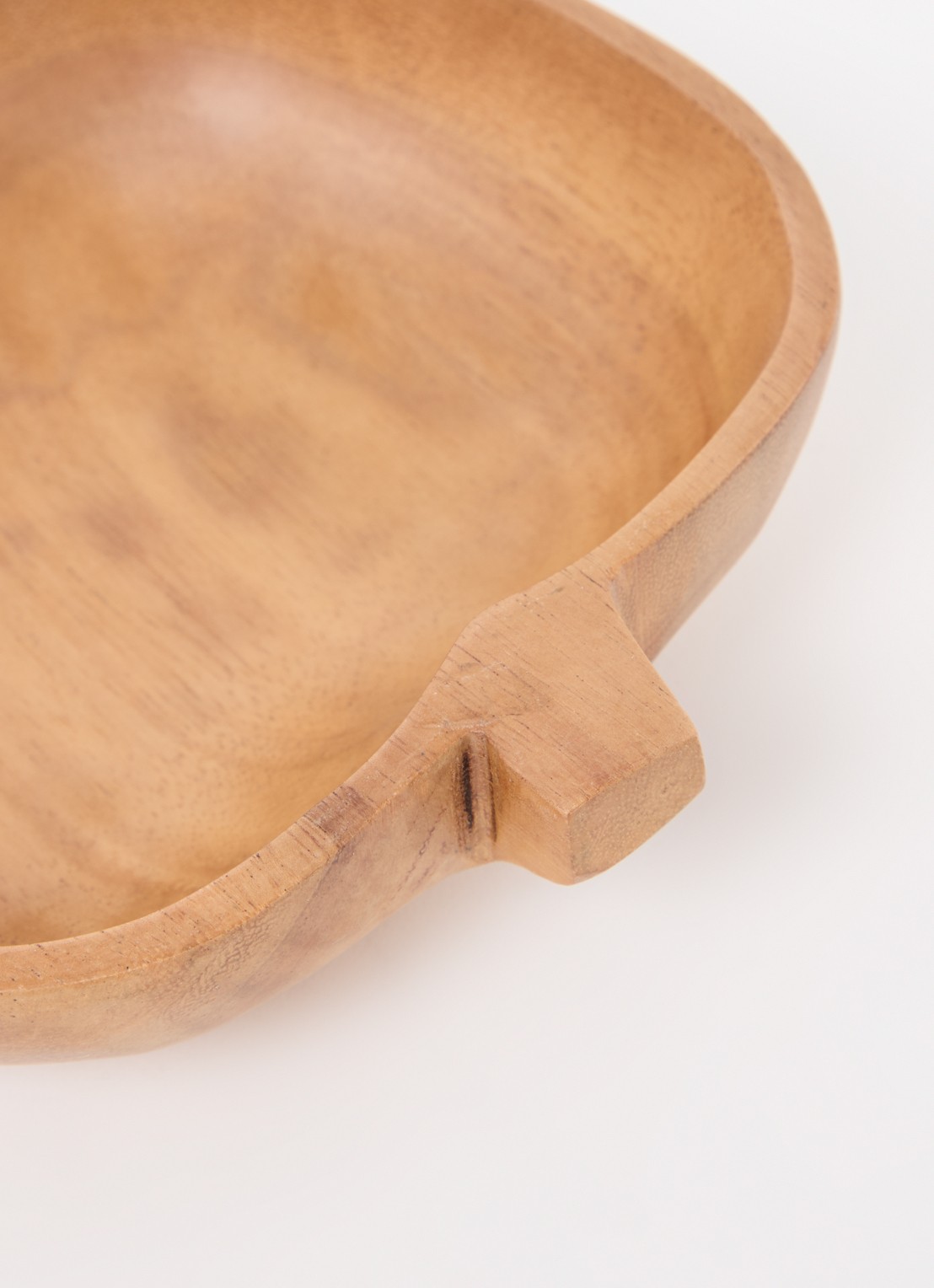 HKliving Acacia serveerschaal 17,8 cm - voorkant 2 bruin