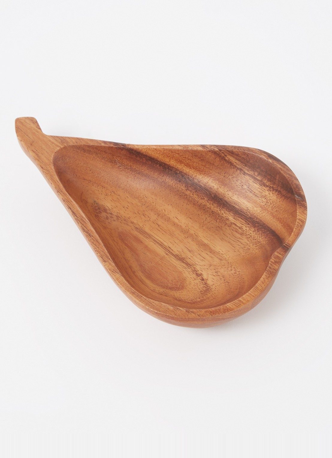 HKliving Acacia serveerschaal 20,3 cm - voorkant 2 bruin