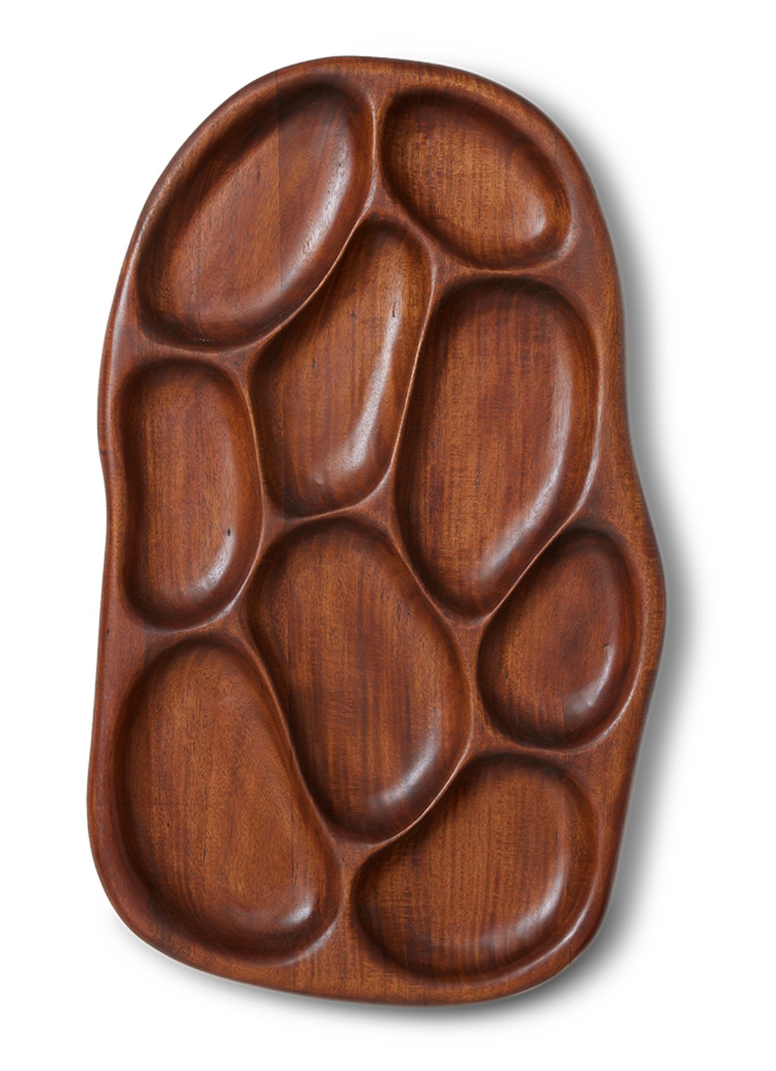 HKliving Acacia voorgerechtplank L - voorkant bruin