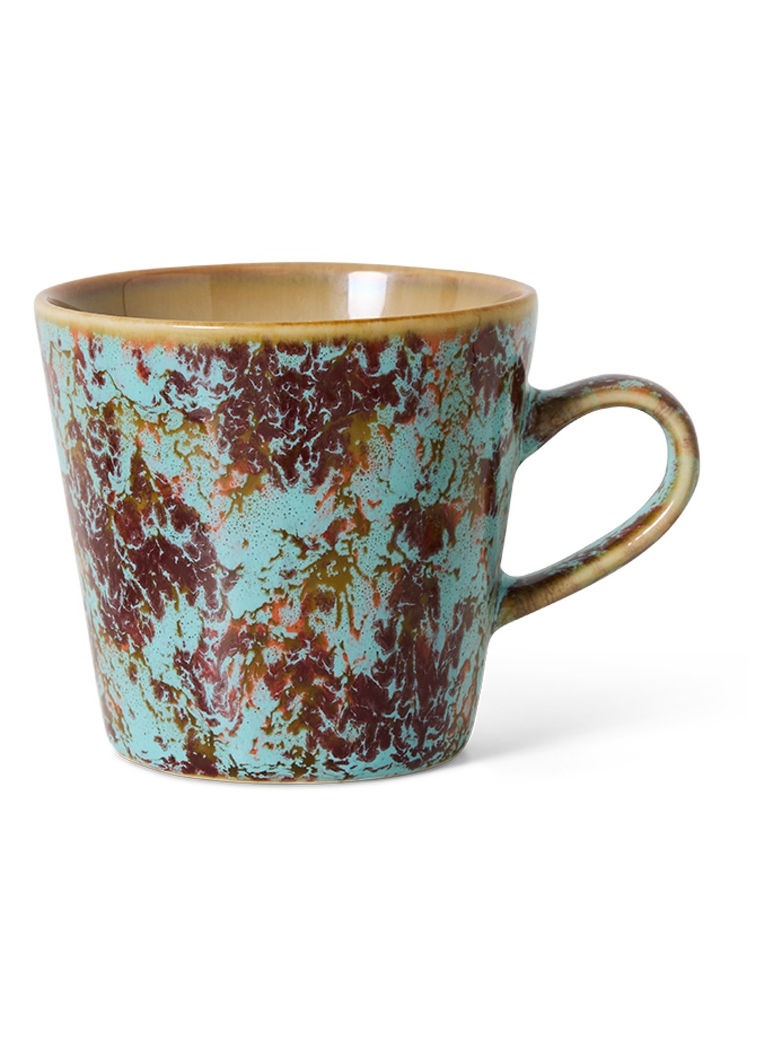 HKliving Americano mok 27 cl - voorkant bruin