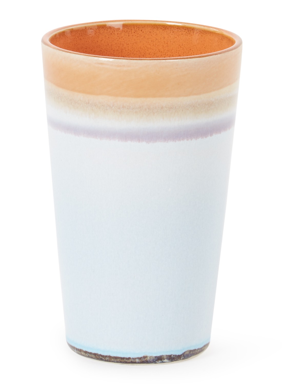 HKliving Ash koffiekopje 30 cl - voorkant orange