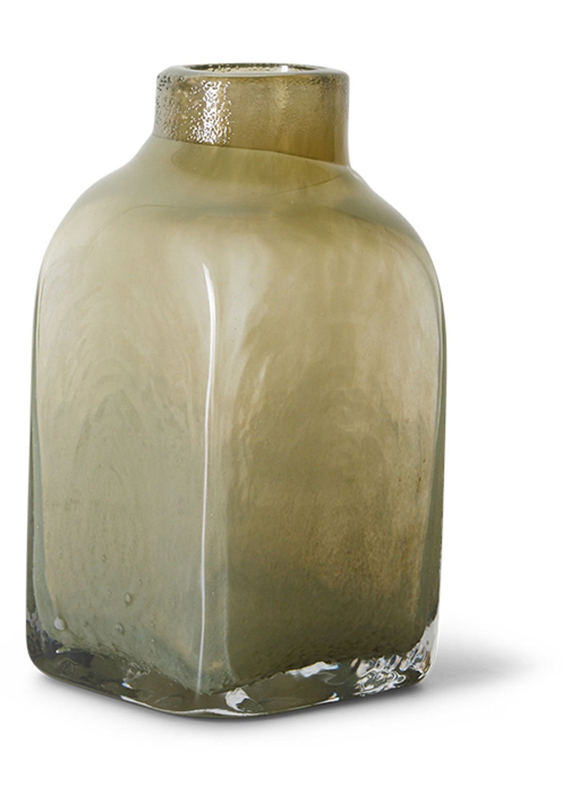 HKliving Atelier vaas 20 cm - voorkant 6 groen