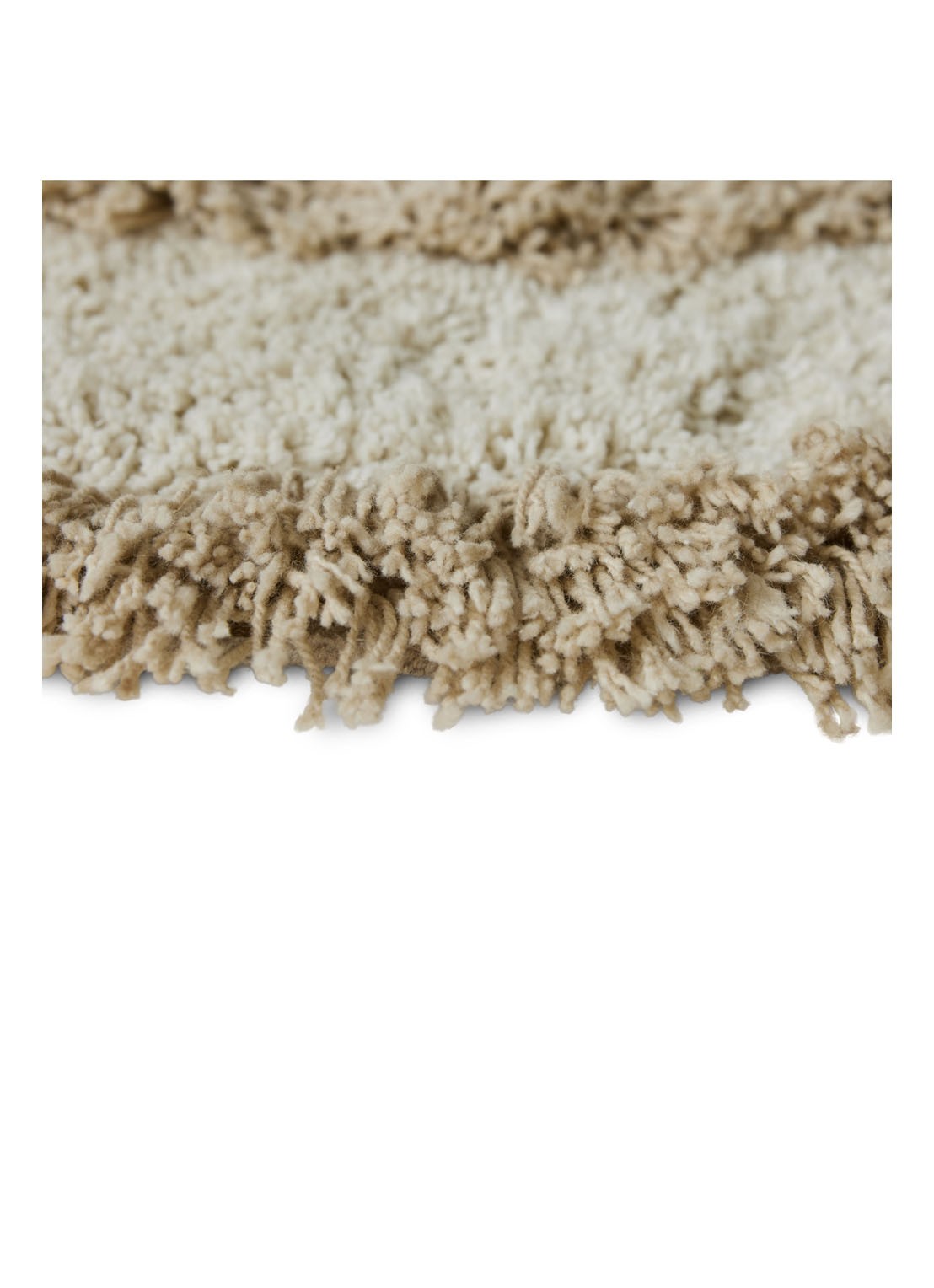 HKliving Badmat ø80 cm - detail 4 khaki