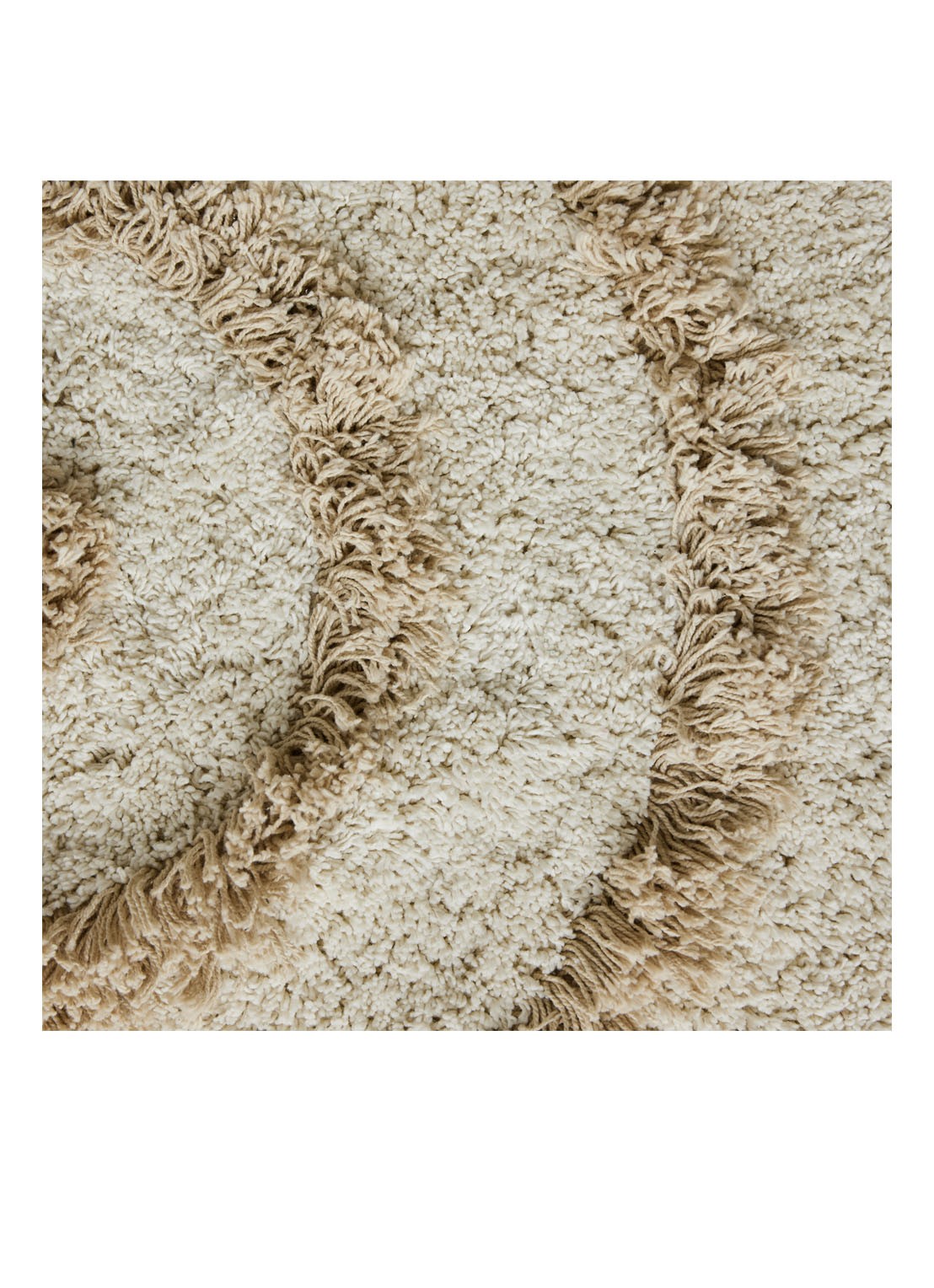 HKliving Badmat ø80 cm - voorkant 2 khaki
