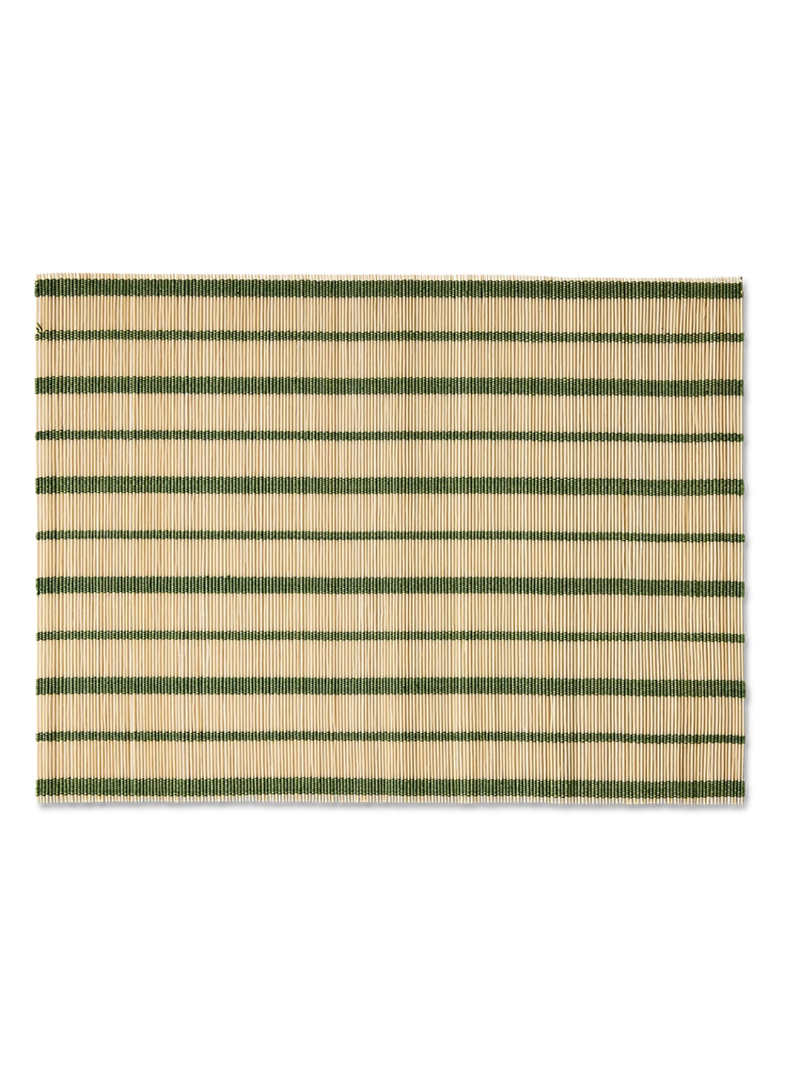 HKliving Bamboo placemat 45 x 33 cm - voorkant groen