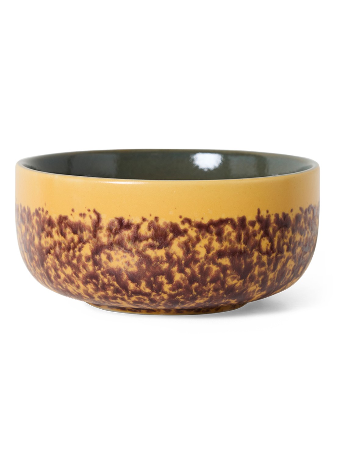 HKliving Bay dessert kom 12,5 cm - voorkant 2 bruin