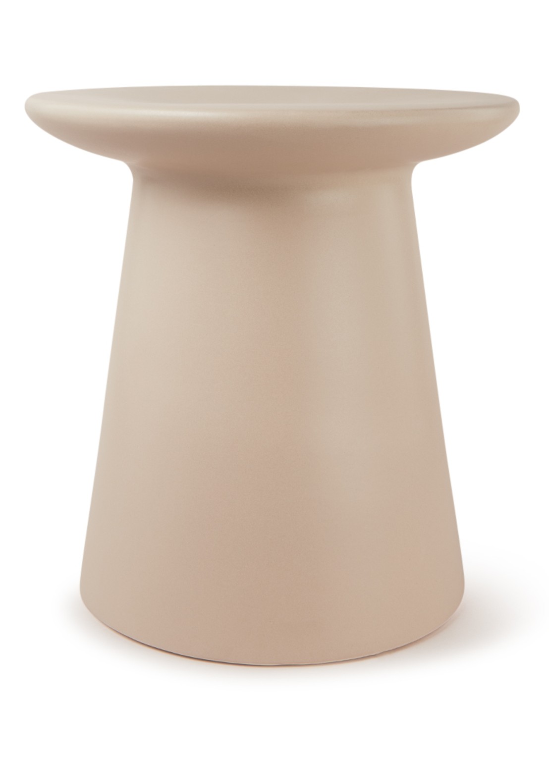 HKliving Bijzettafel 43 cm - voorkant 2 creme
