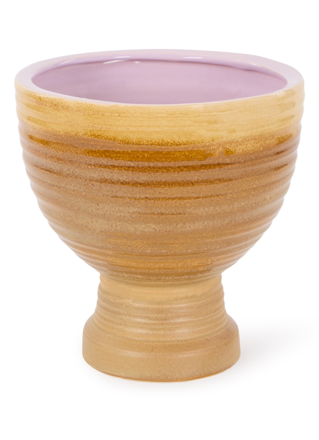 HKliving Bloempot voor binnen Ø36 cm - voorkant multicolor