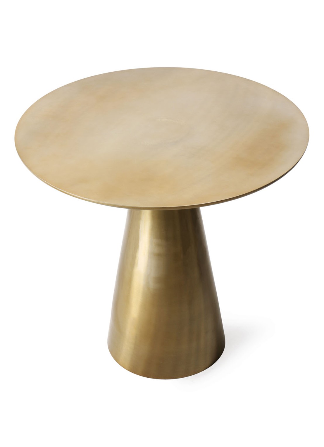 HKliving Brass bijzettafel 49 cm - voorkant 2 goud