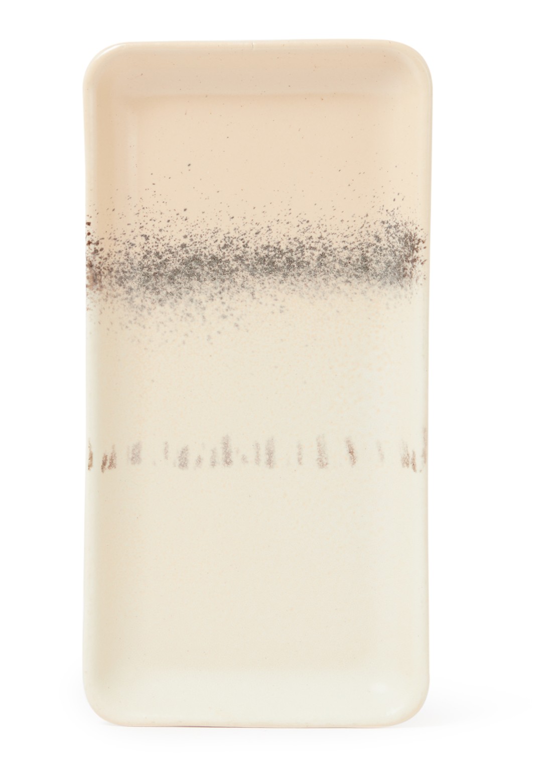 HKliving Breeze Small serveerschaal 18,5 cm - voorkant beige