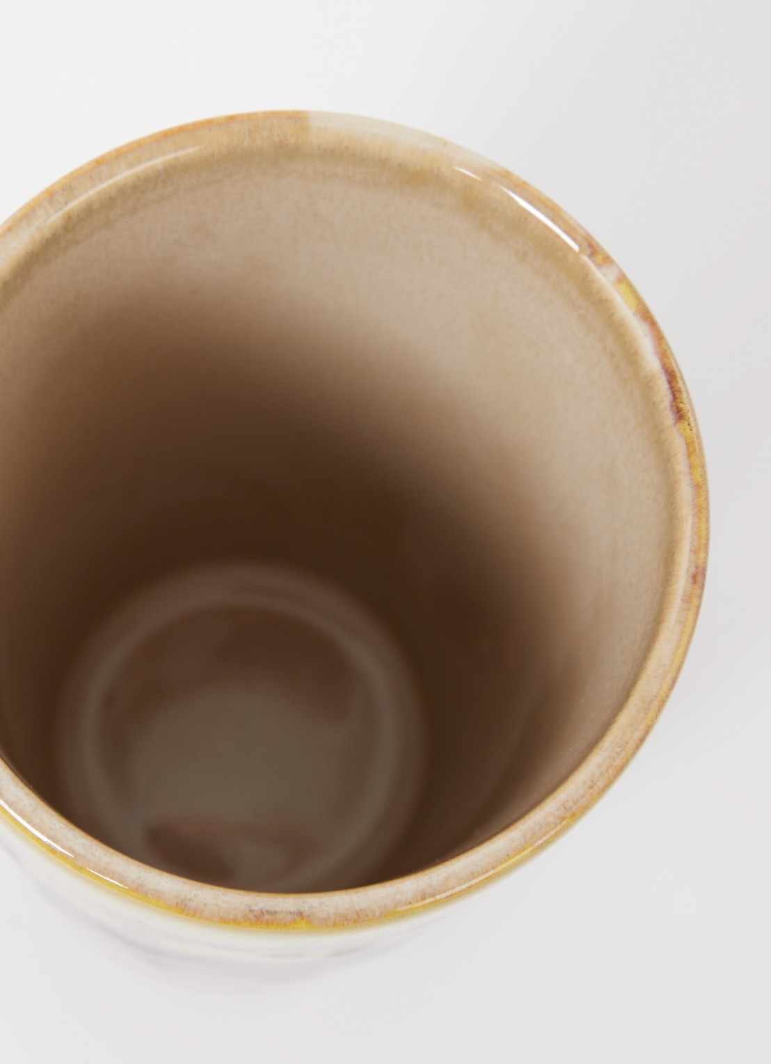 HKliving Brine Latte koffiekopje 30 cl set van 2 - voorkant 2 multicolor