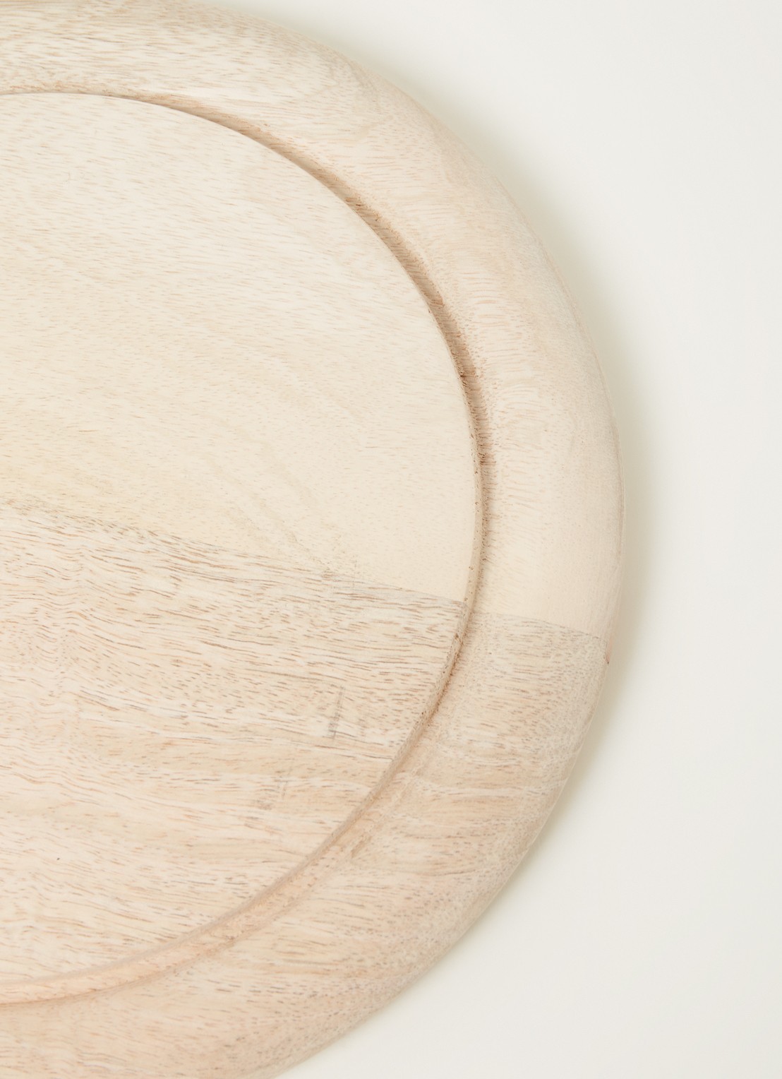 HKliving Broodplank van mangohout 25 cm - detail 3 lichtbruin