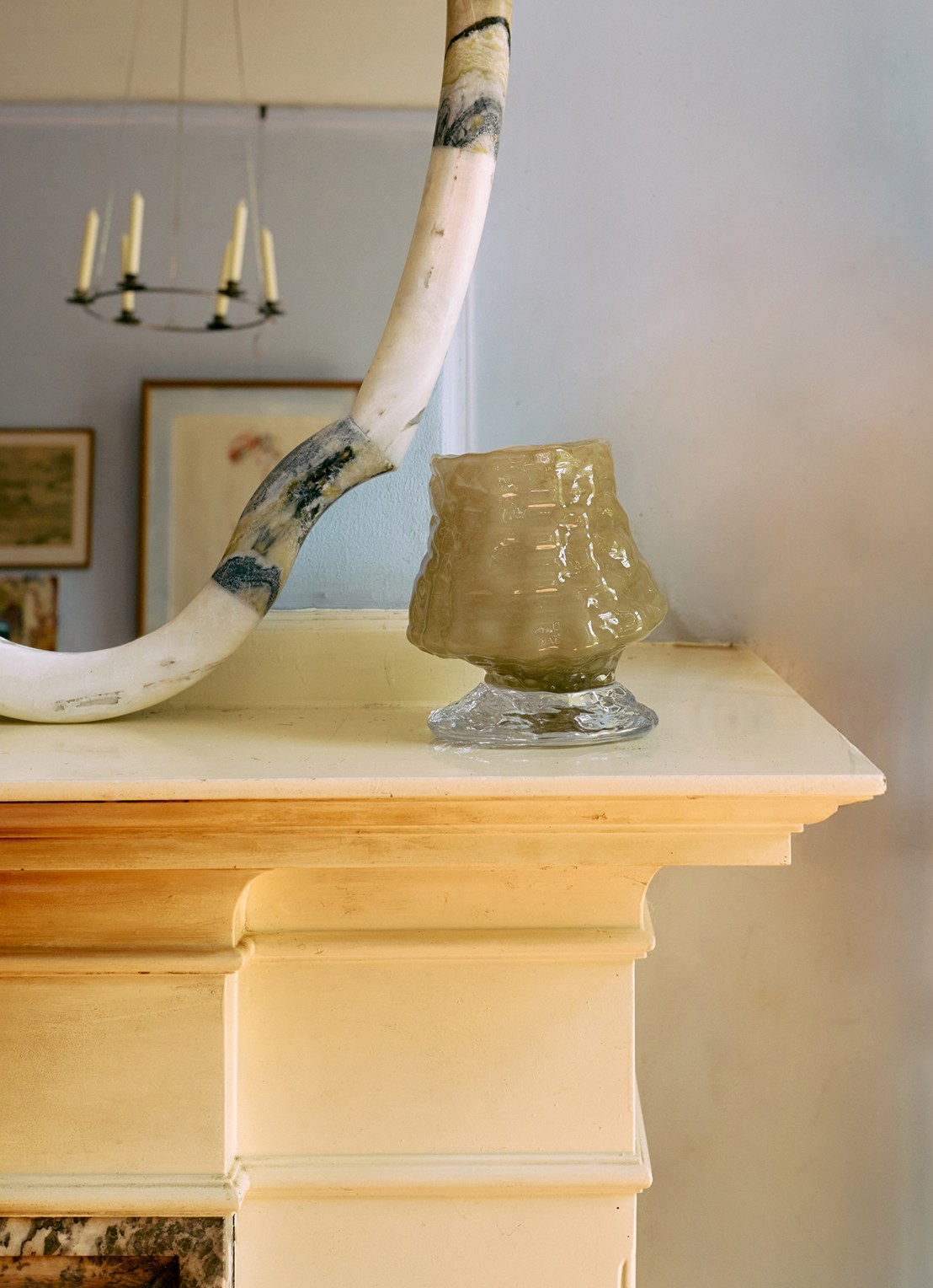 HKliving Brut vaas - detail 2 groen