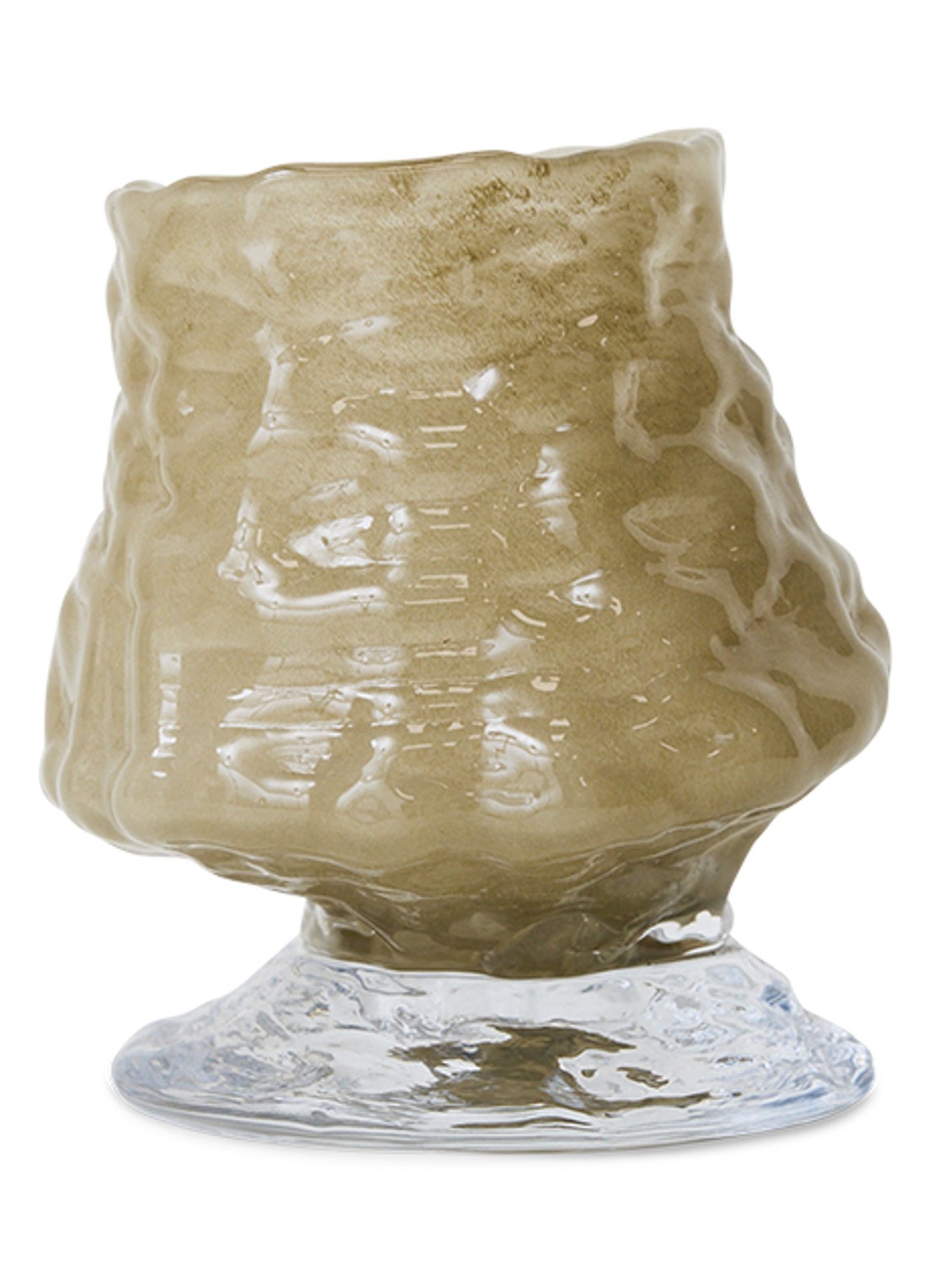 HKliving Brut vaas - voorkant 4 groen