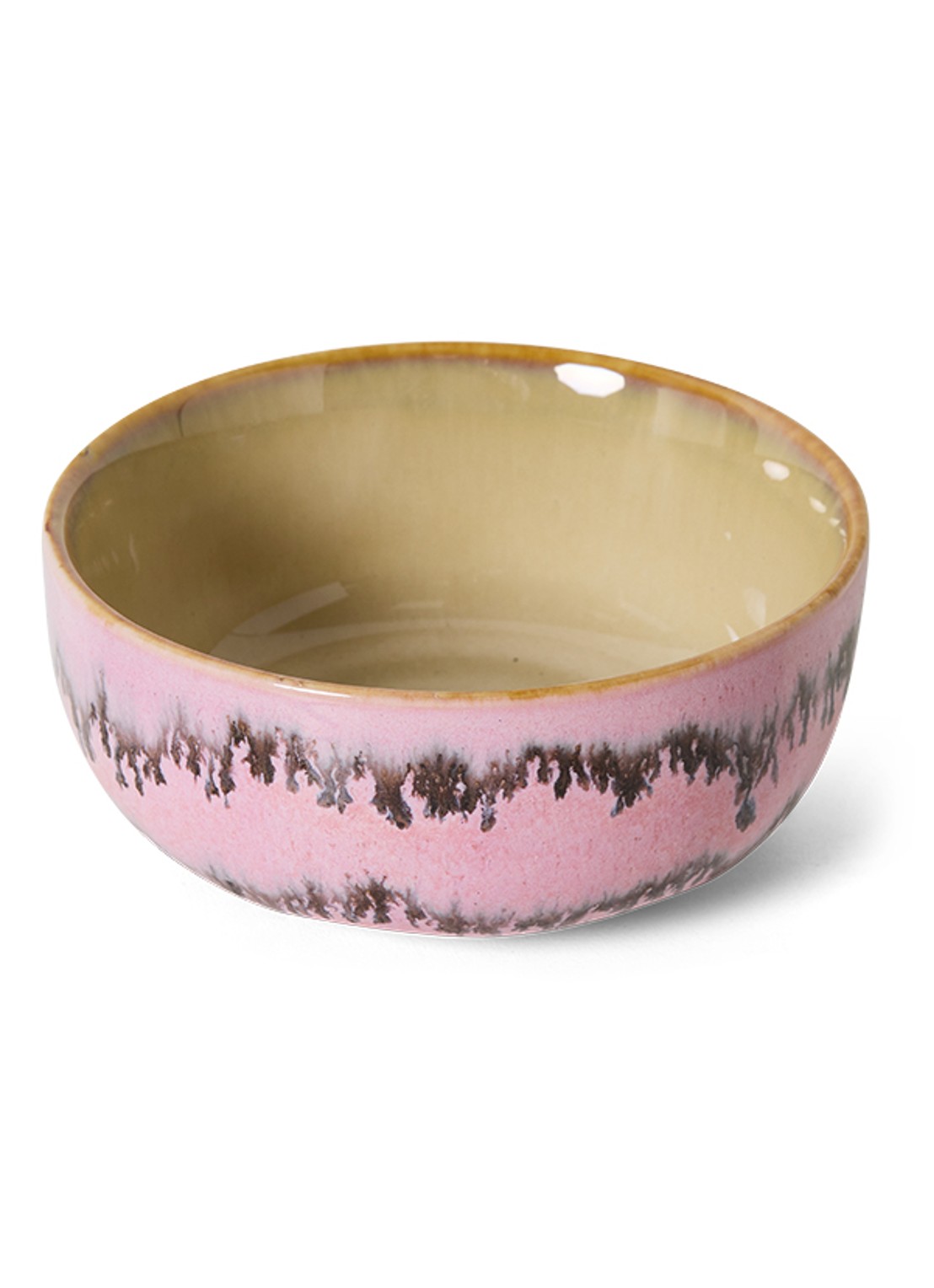 HKliving Bubble tapas kom 11 cm - voorkant 2 roze