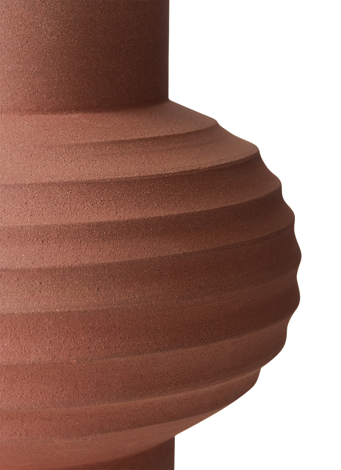 HKliving Bulb vaas 30 cm - detail 4 naturel
