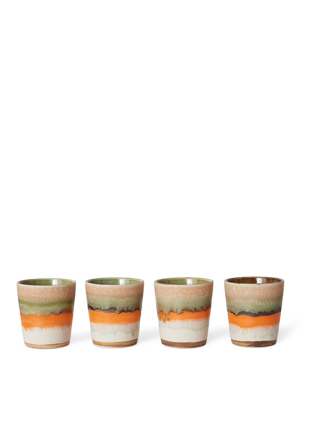 HKliving Burst koffiekopje 23 cl - detail multicolor