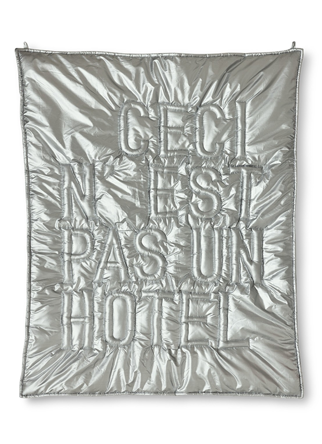 HKliving Ceci n'est pas un hôtel wandelement - voorkant zilver