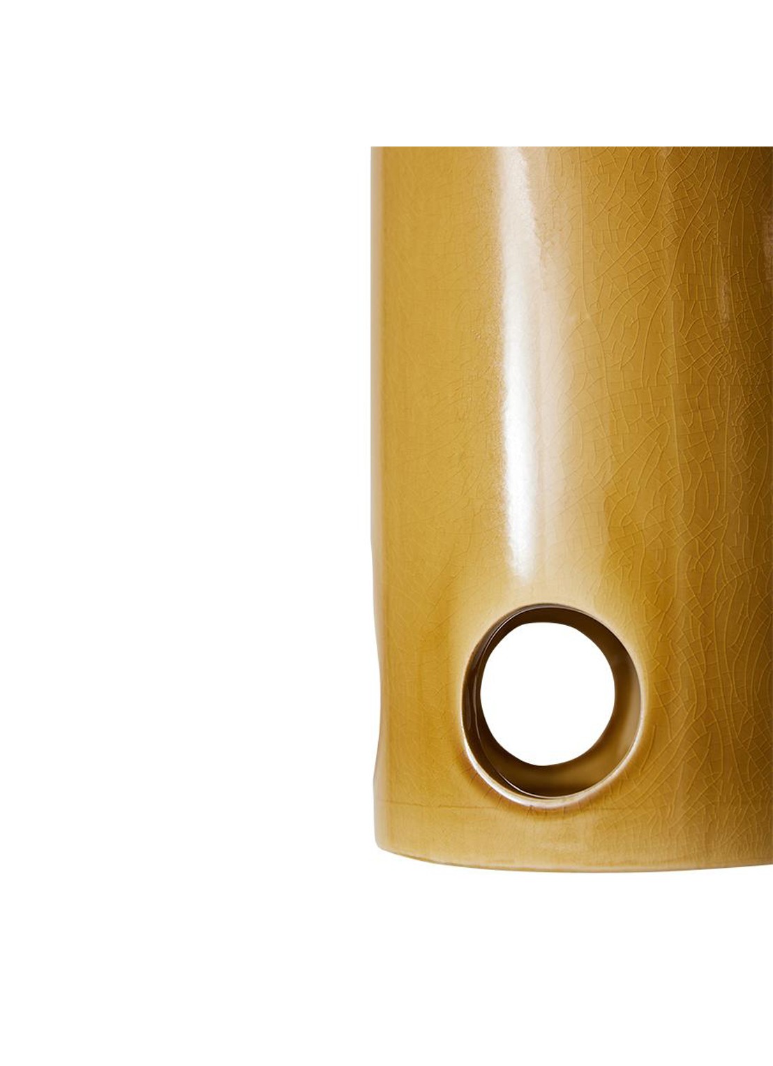 HKliving Ceramic hanglamp 29,5 cm - detail 5 bruin