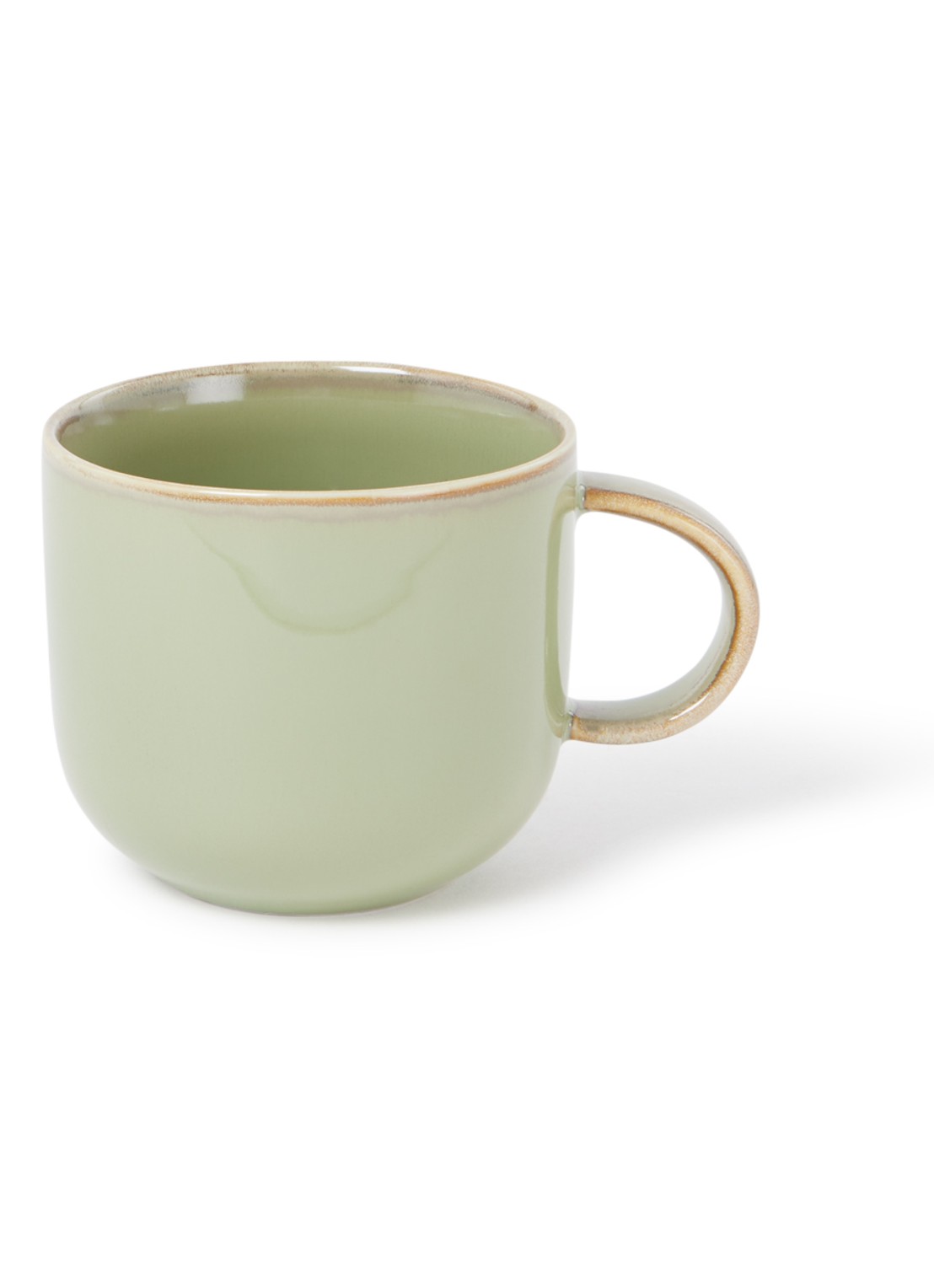 HKliving Chef Ceramic kopje 32 cl - voorkant 2 mosgroen