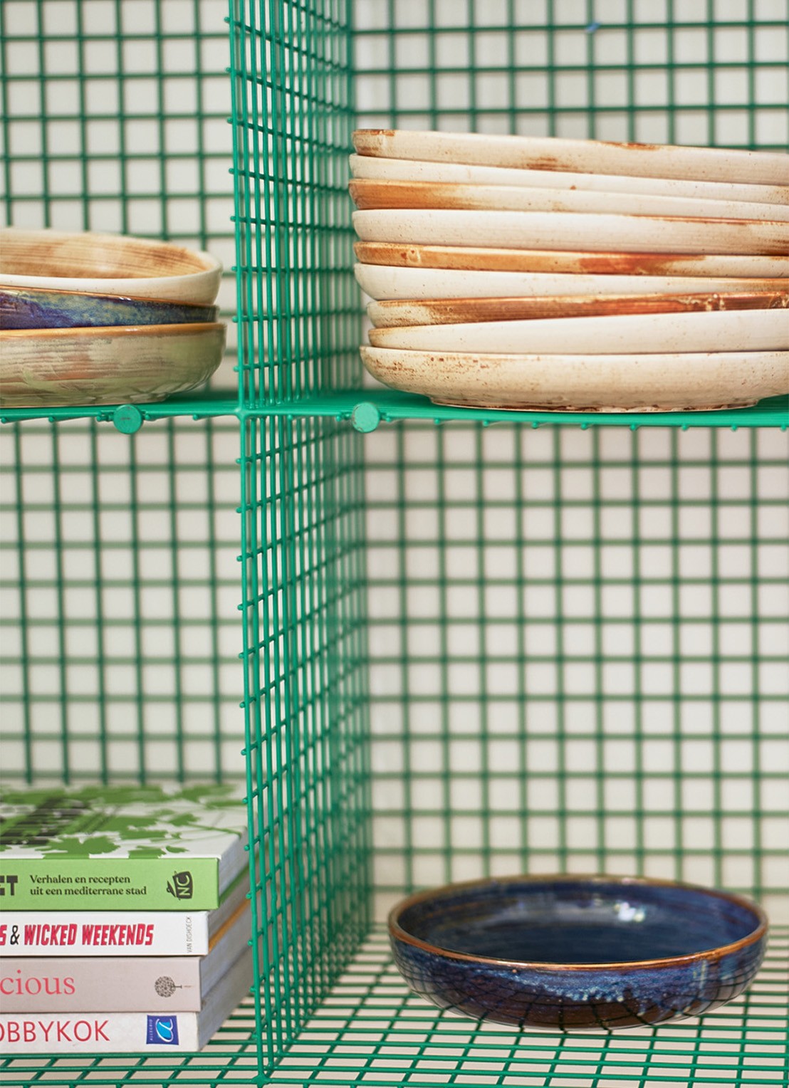 HKliving Chef Ceramics diep bord 19,3 cm  - detail 4 lichtgroen