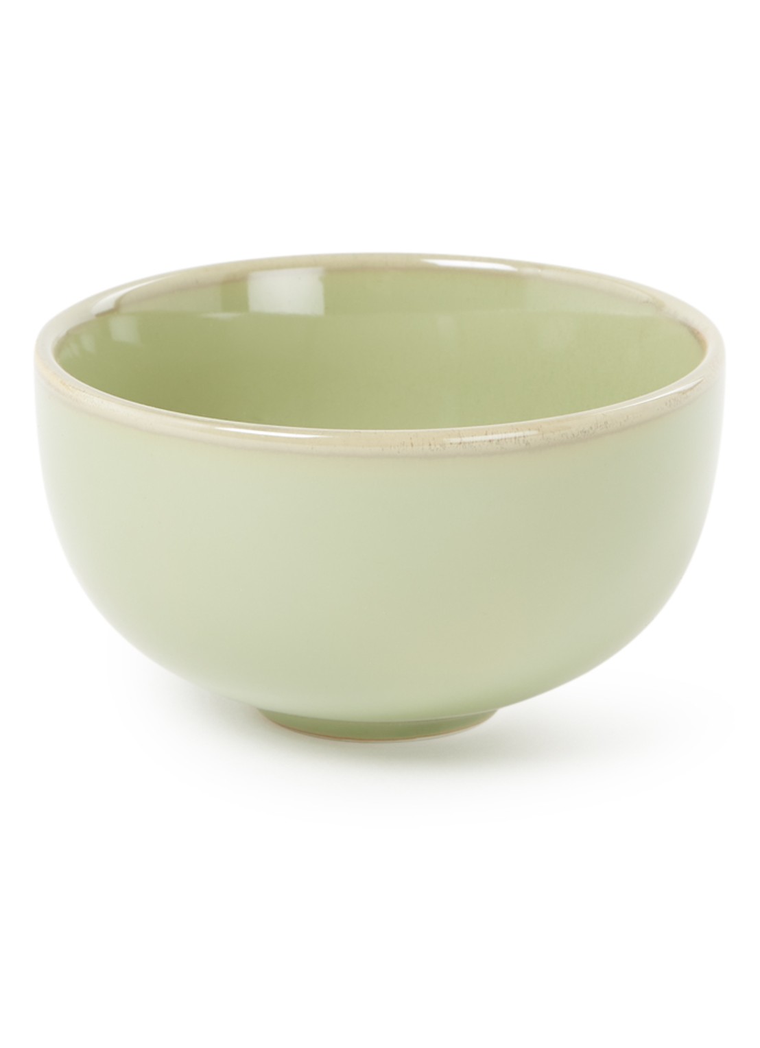 HKliving Chef ceramics kom 10,7 cm - voorkant mosgroen