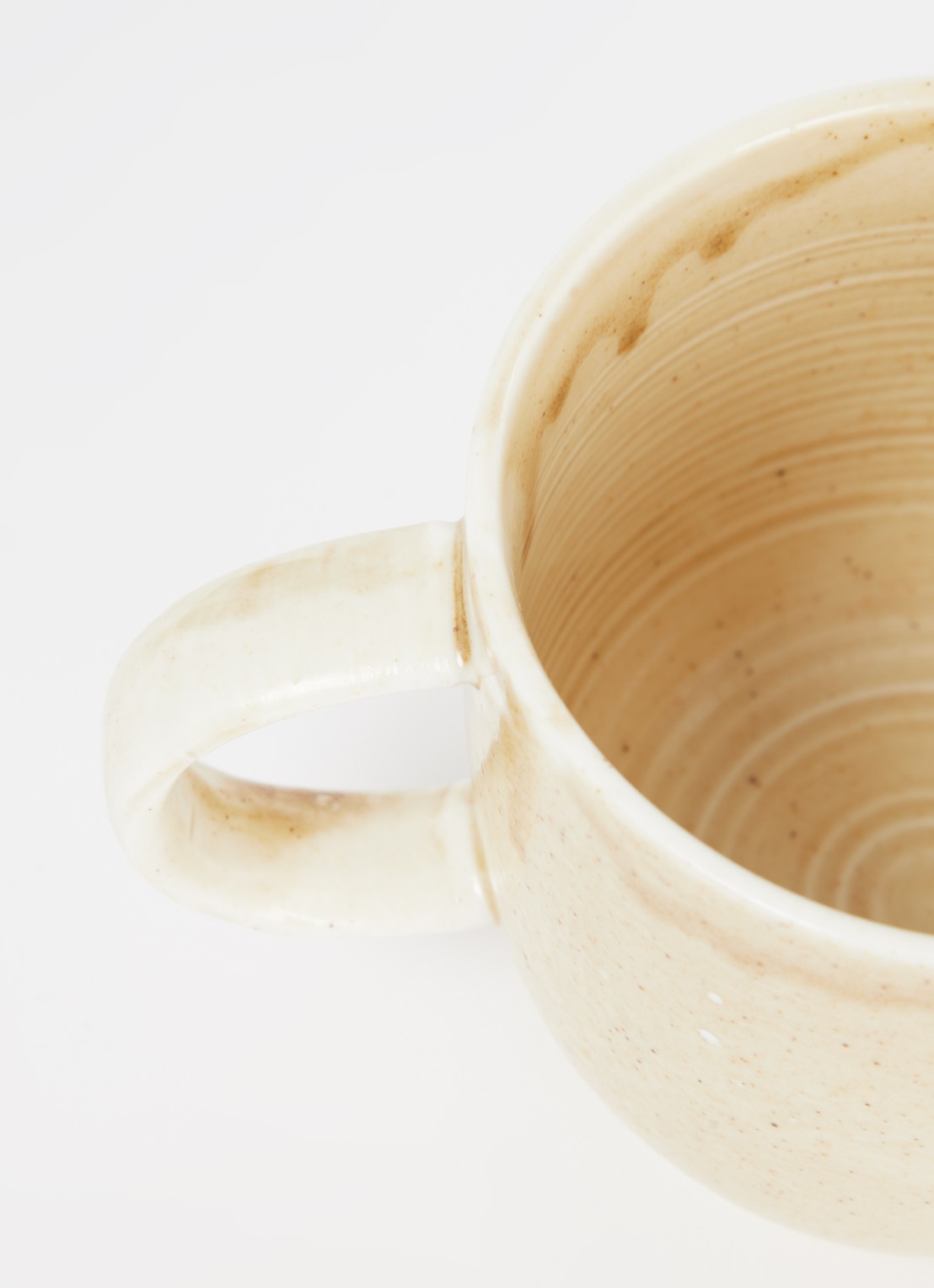 HKliving Chef Ceramics kopje 32 cl - detail vanillegeel